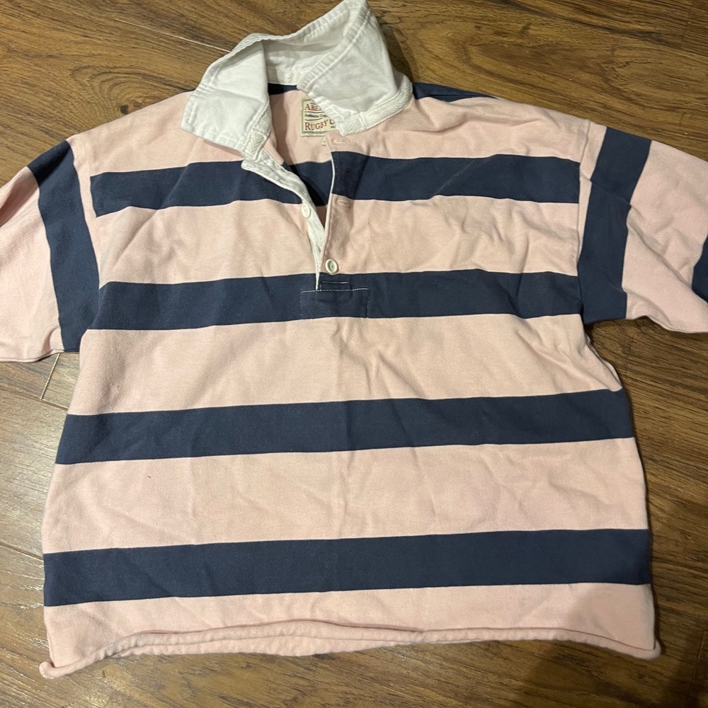 Abercrombie long sleeve polo shirt